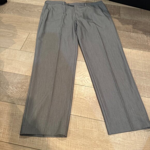 NAUTICA MENS LIGHT GREY DRESS PANTS BI STRETCH NEW 38X30 - Picture 2 of 10